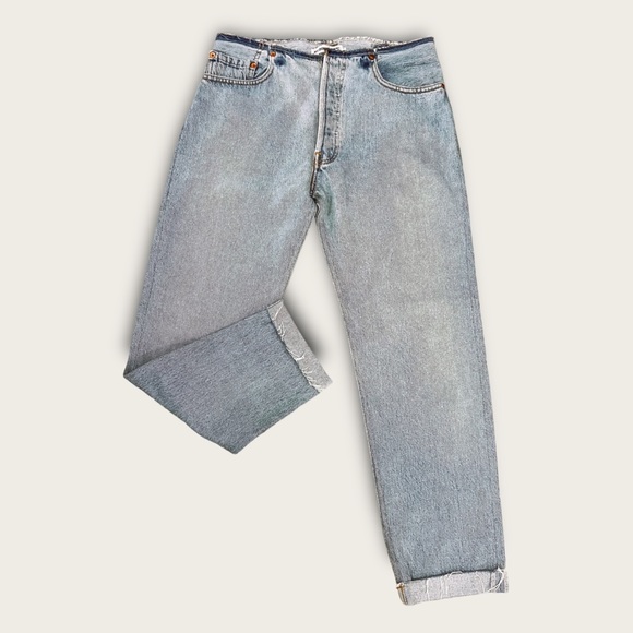 RE/DONE Levi’s Straight Leg Jeans - Picture 2 of 12